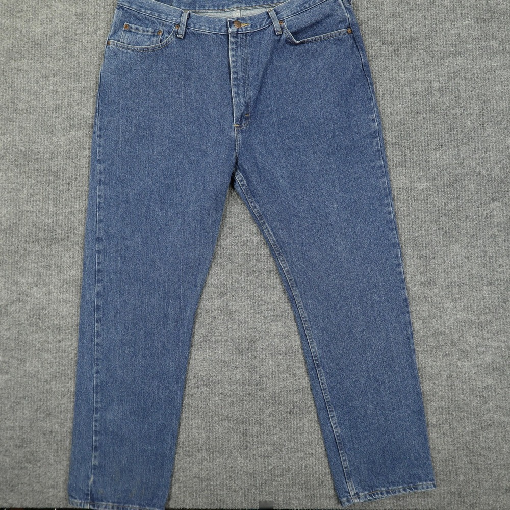 Wrangler Jeans Mens 40x32 Blue Regular Fit 96501DS Straight Leg Denim Classic